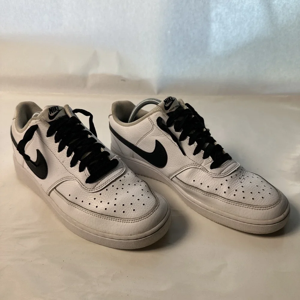 Size 10 - Nike By You Men's Air Force 1 Low (White/Black) Shoes DV3892-900